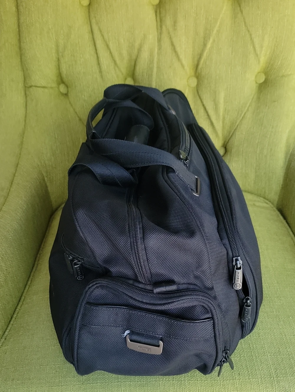 TUMI TECHBlack Men's Travel Duffel Bag with Shoulder Strap